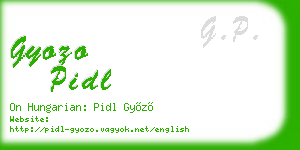 gyozo pidl business card